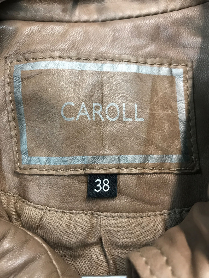 Veste en cuir Caroll