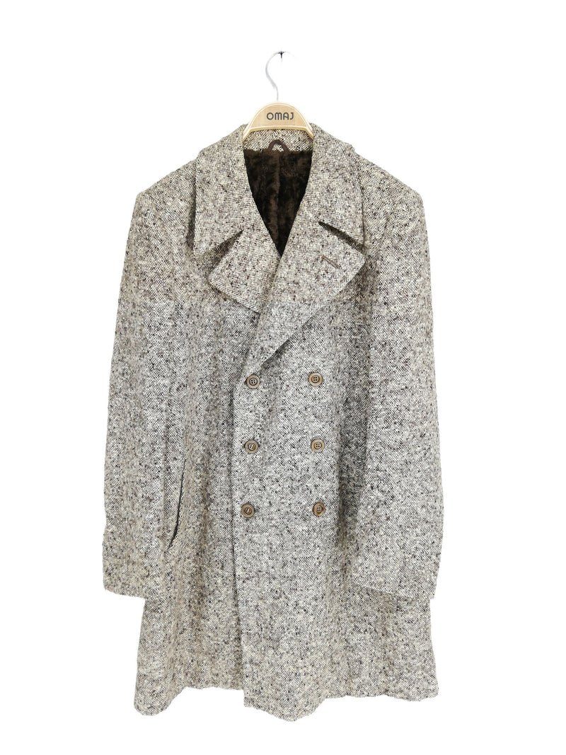 Manteau long en laine Vintage