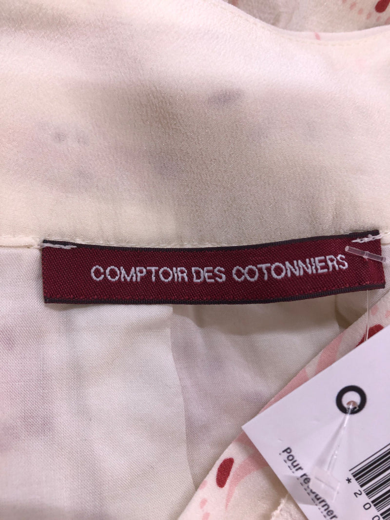 Jupe courte en soie Comptoir des cotonniers