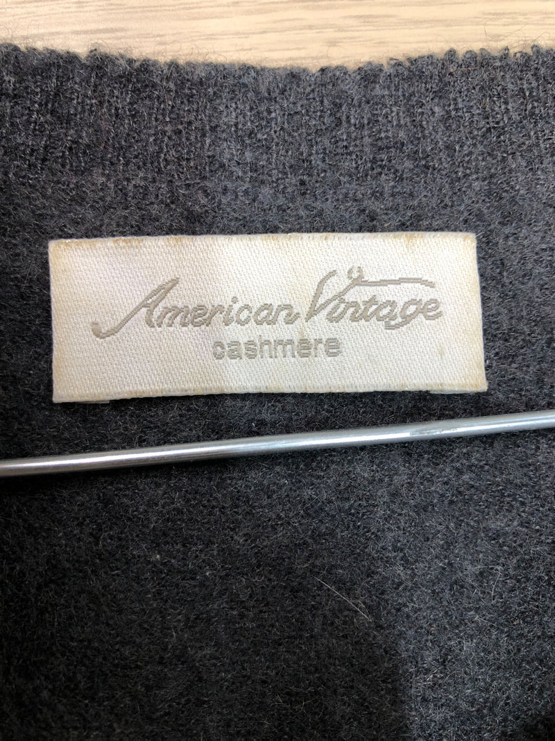 Robe courte en cachemire American Vintage