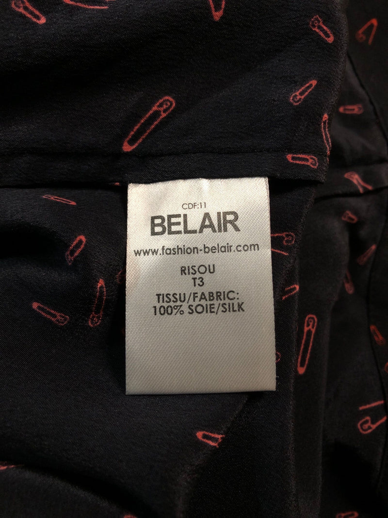 Robe mi-longue en soie Belair