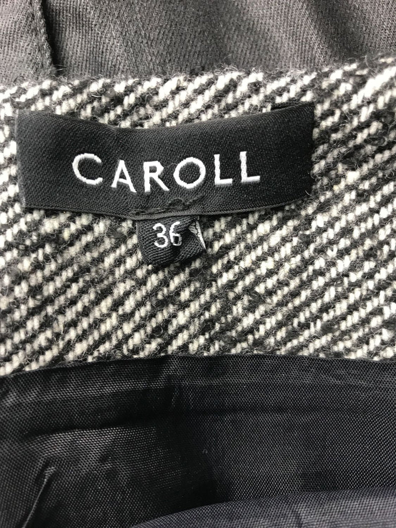 Jupe courte en laine Caroll