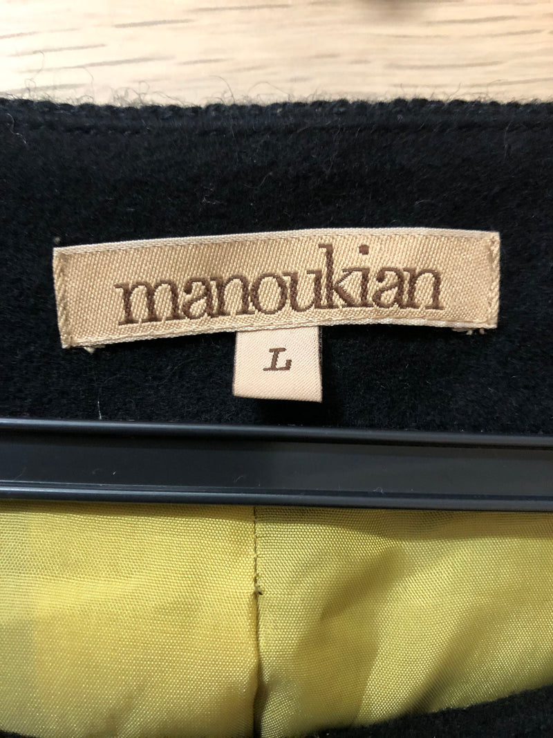 Robe courte en laine Manoukian