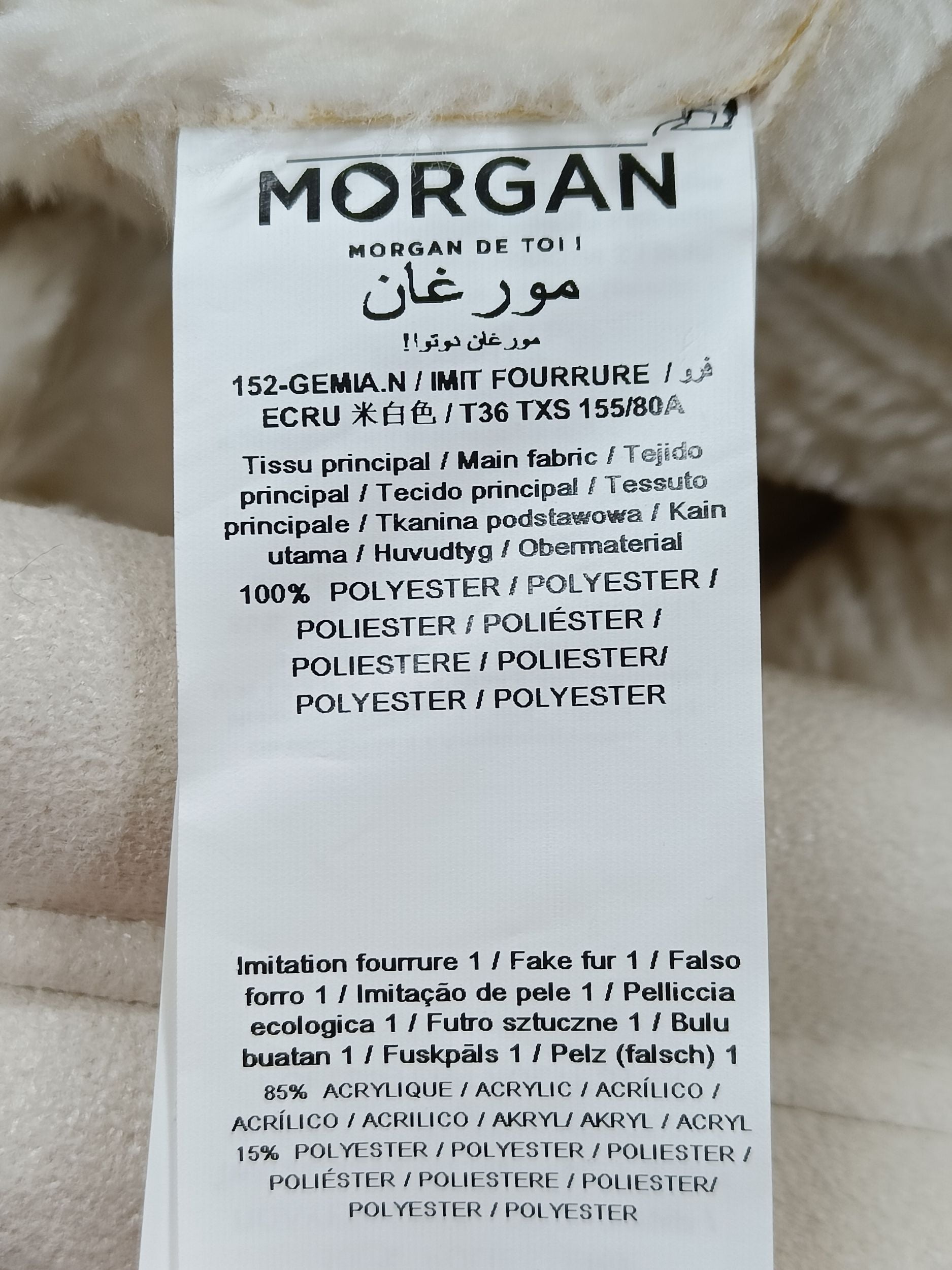 Manteau en fausse fourrure Morgan