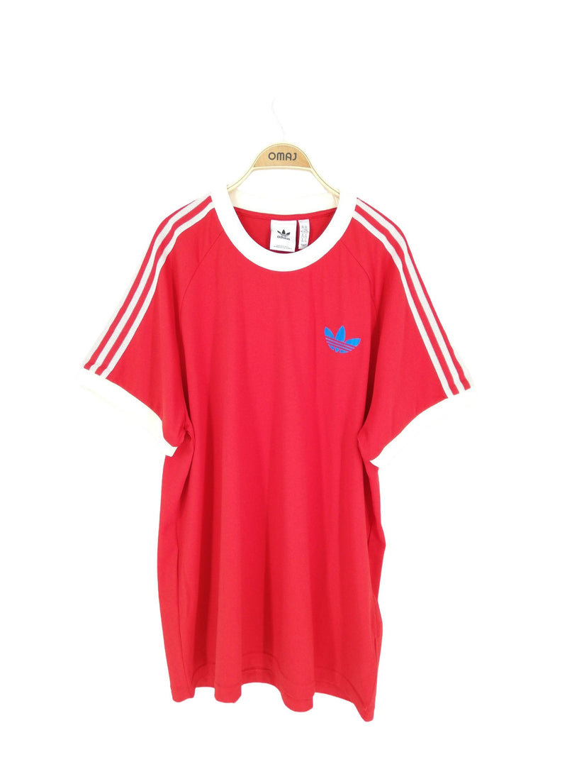 womens red adidas shirt