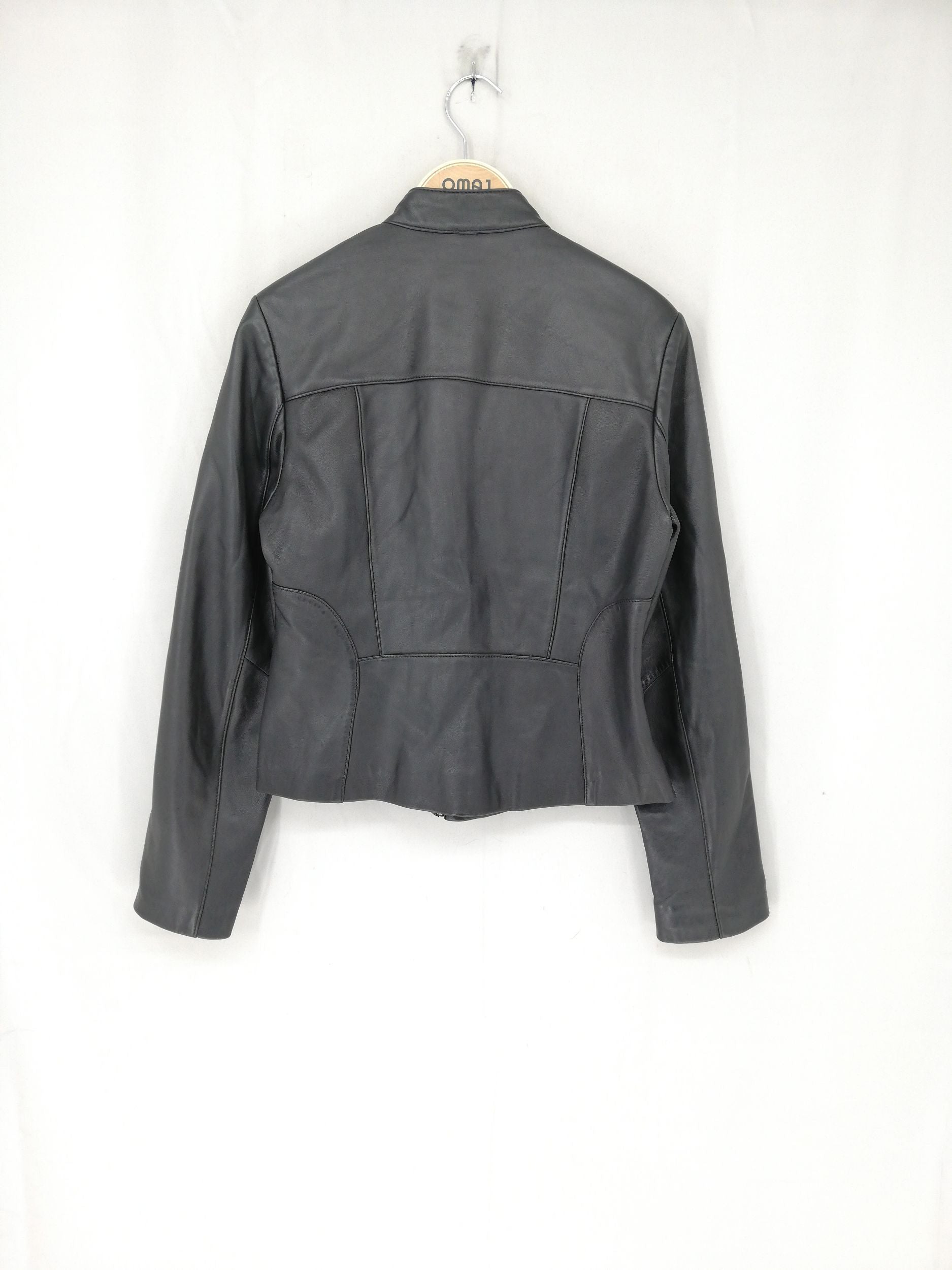 Veste en cuir giovanni new arrivals