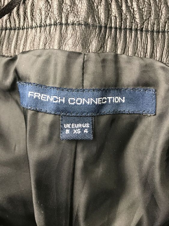 Pantalon large en cuir French Connection