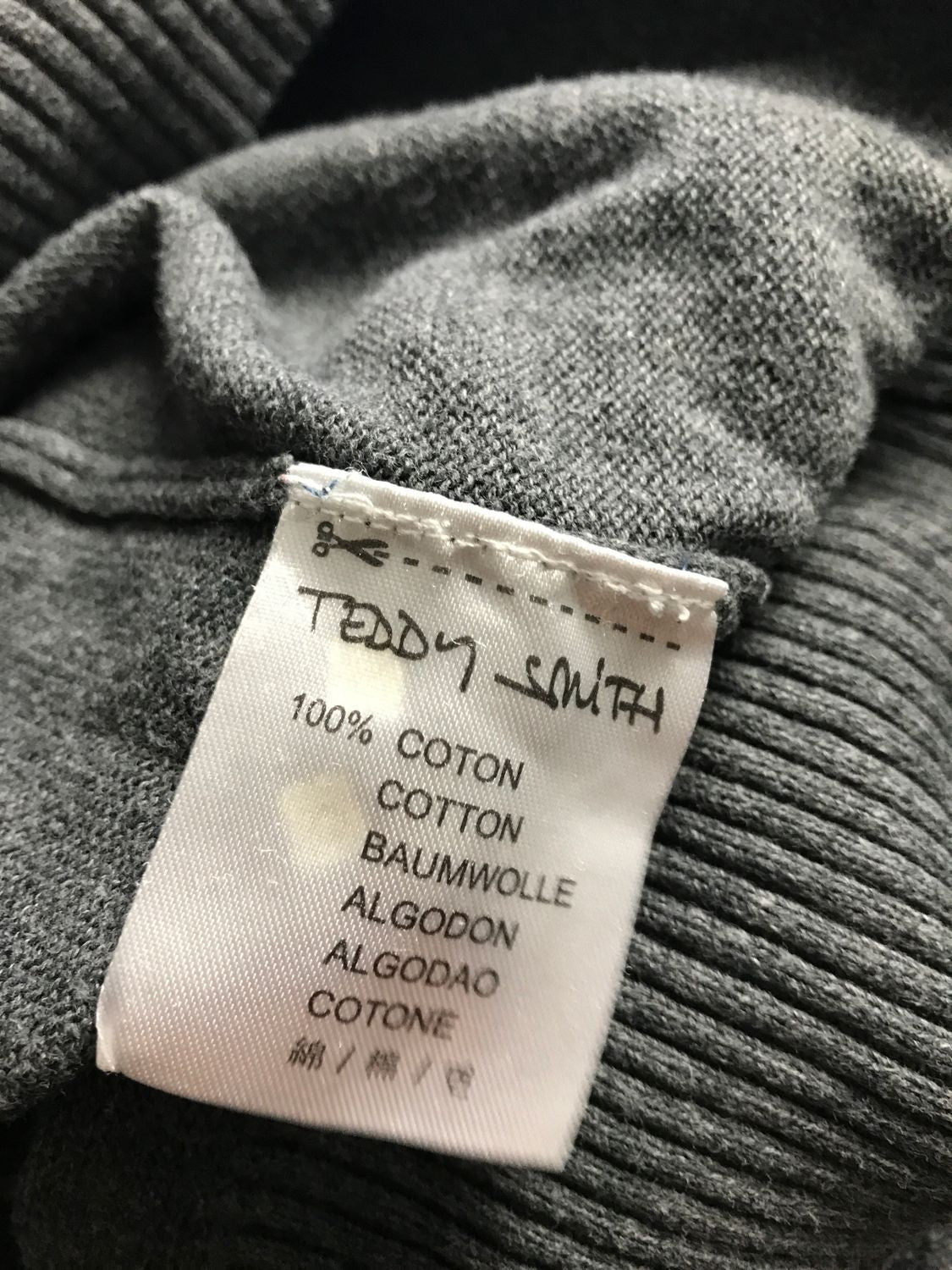 Pull teddy 2024 smith gris