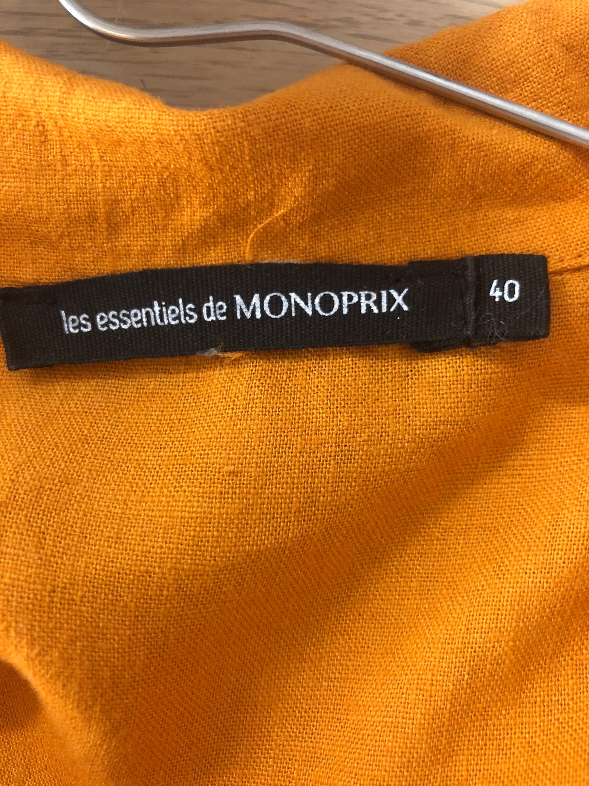 Robe en lin online monoprix