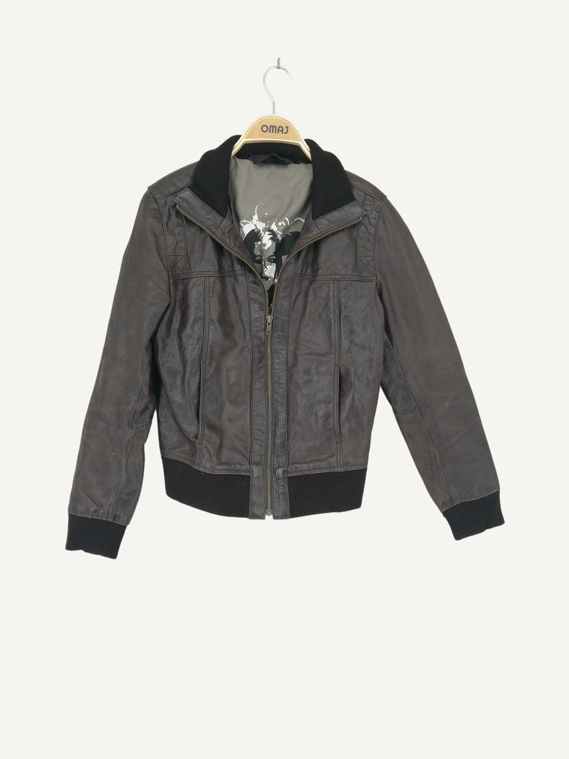 Veste en cuir Oakwood